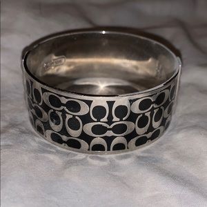 Pre owned Coach Silver Bangle Bracelet